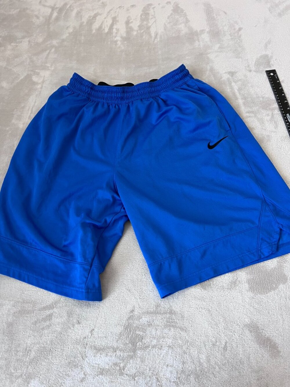 Nike Shorts Mens Navy Blue DRI-FIT Athletic Gym Training Running XXL Used